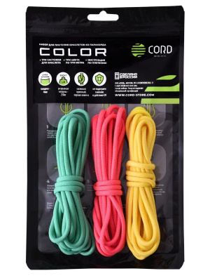 Набор для плетения браслетов из паракорда CORD® Color