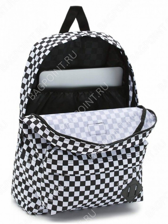 Рюкзак Vans Old Skool II Black/White Checkers черно-белые шашки