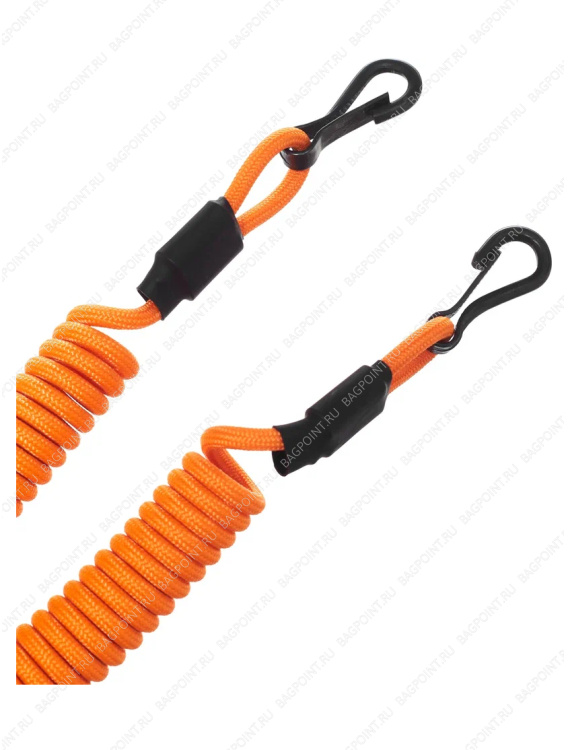 Страховочный тренчик из паракорда с карабинами (neon orange) CORD® 