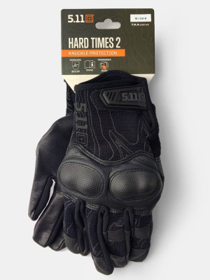 Перчатки тактические 5.11 Hard Times 2 Glove Черные