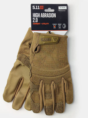 Перчатки тактические 5.11 High Abrasion 2.0 Glove Kangaroo
