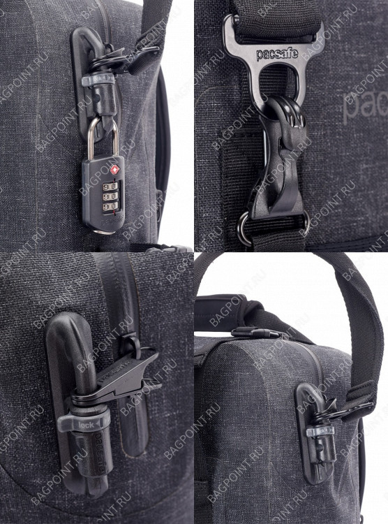 Водозащищенный рюкзак с защитой от краж PACSAFE Dry 25L песочный