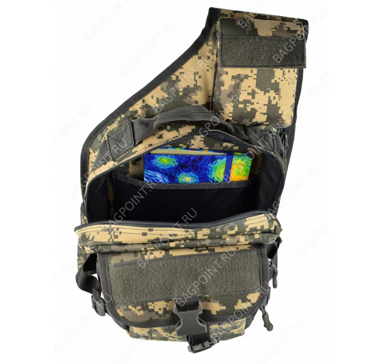 Однолямочный тактический рюкзак Mr. Martin 5036 Digital Pixel