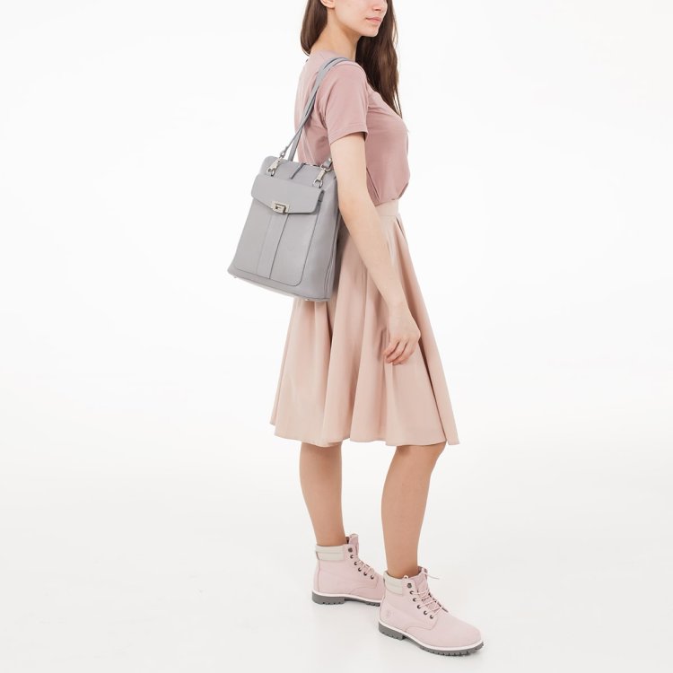 Женский рюкзак-трансформер Lakestone Penrose Ash Light Grey