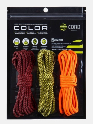 Набор для плетения браслетов из паракорда CORD® Color