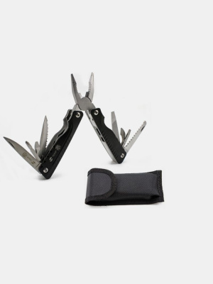 Мультитул STINGER®, 104 мм, 9 функций (Черный) 