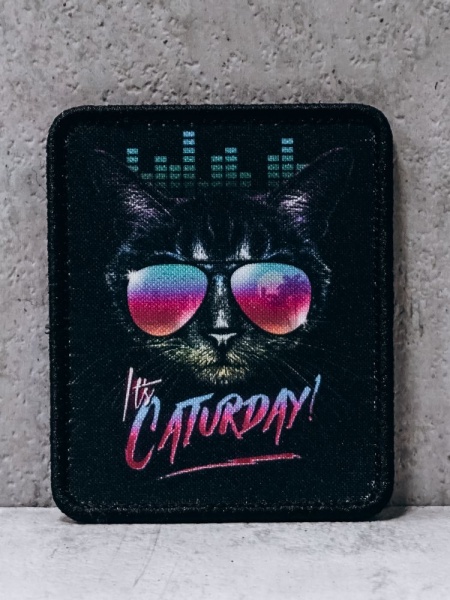 Патч на липучке "Caturday" #192