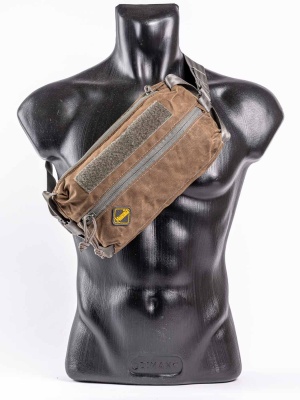 Поясная сумка MAGFORCE® Organizer 10x5 Waxed Cotton Brown