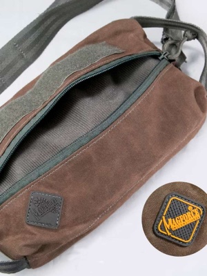 Поясная сумка MAGFORCE® Organizer 10x5 Waxed Cotton Brown