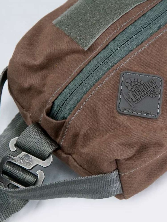 Поясная сумка MAGFORCE® Organizer 10x5 Waxed Cotton Brown