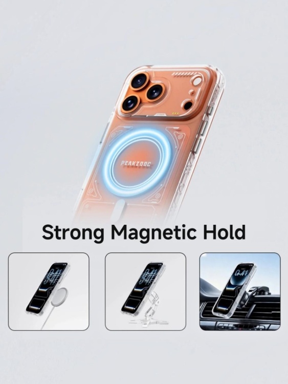 Чехол PEAKZOOC® Neuron Series MagSafe Case для iPhone 17/18 Pro Max Затемненный
