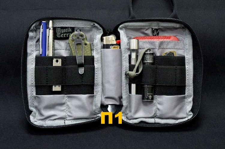 EDC-органайзер MYSTIK TERRA® "Порядок" Черный мультикам