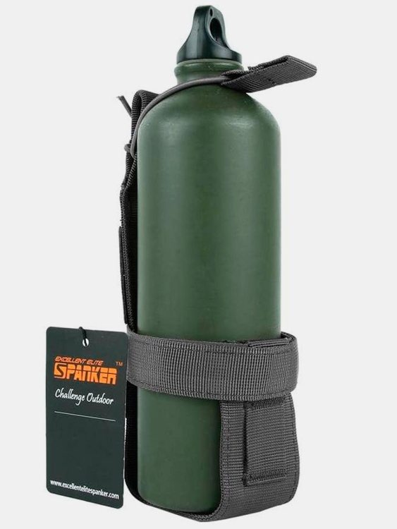 Держатель MOLLE для бутылки воды SPANKER® EP103 Асфальт/Серый