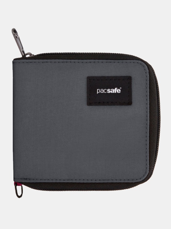 Кошелек антивор PACSAFE® RFIDsafe Zip Wallet Серый