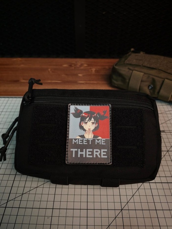 Патч на липучке "Meet me there" #587