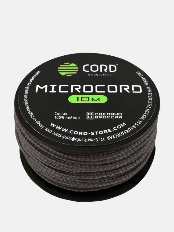 Микрокорд CORD® катушка 10 метров Army Green
