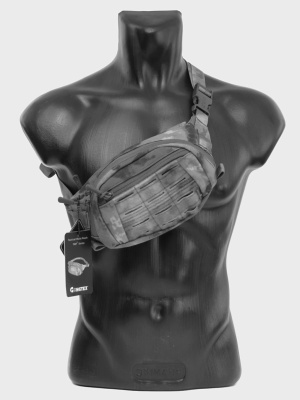 Поясная тактическая сумка GONGTEX Waist bag "Лесной камуфляж"