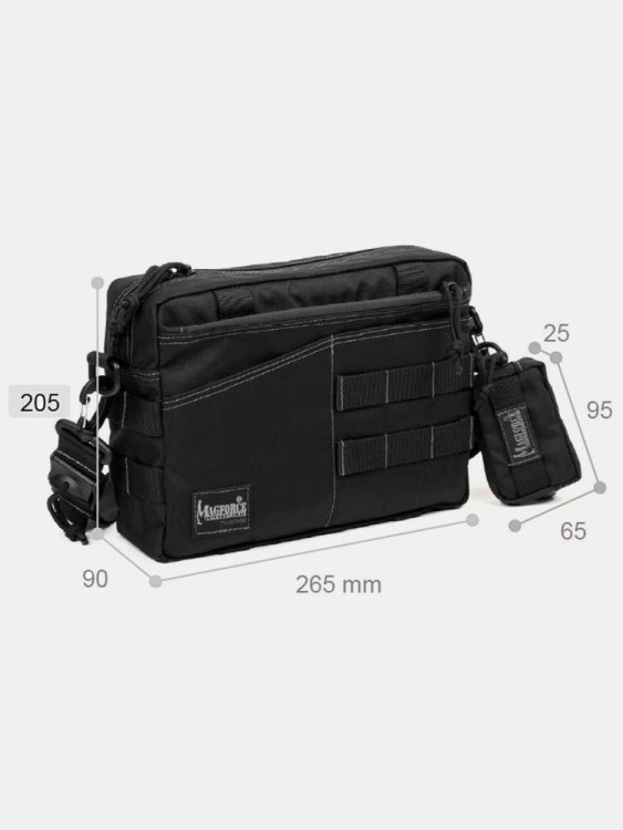 Кросс-боди сумка MAGFORCE® Cube Crossbody Bag L Черная