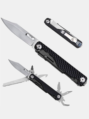 Нож-мультитул VIPERADE® VAK7 G10 Black