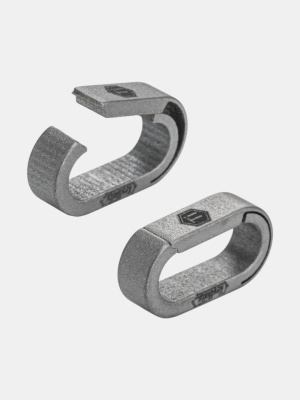 Овальное кольцо титановое (S) KeyUnity® KA29 Stonewashed