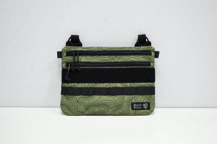 Поясная сумка MYSTIK TERRA® "Plana" (Ranger Green + Coyote)