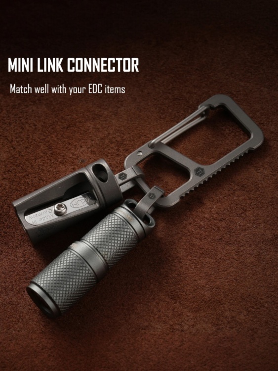 Овальное кольцо титановое (S) KeyUnity® KA29 Black