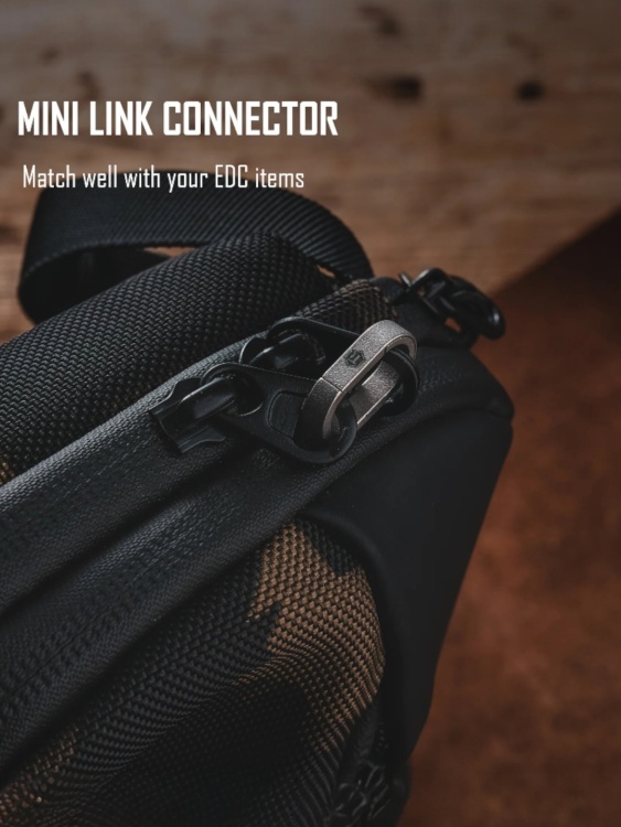 Овальное кольцо титановое (S) KeyUnity® KA29 Black