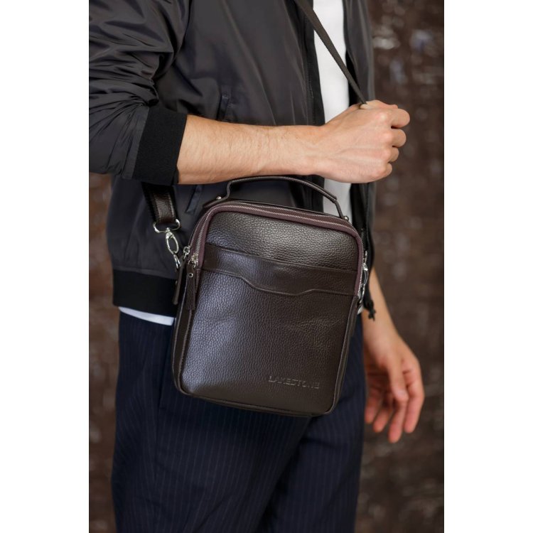 Сумка через плечо Lakestone Ascot Brown