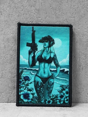 Патч на липучке "Soldier Girl Morale Patch" #363