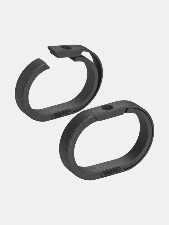 Овальное кольцо титановое (L) KeyUnity® KA31 Black