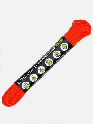 Паракорд 275 (мини) CORD® 10м Оранжевый Неоновый