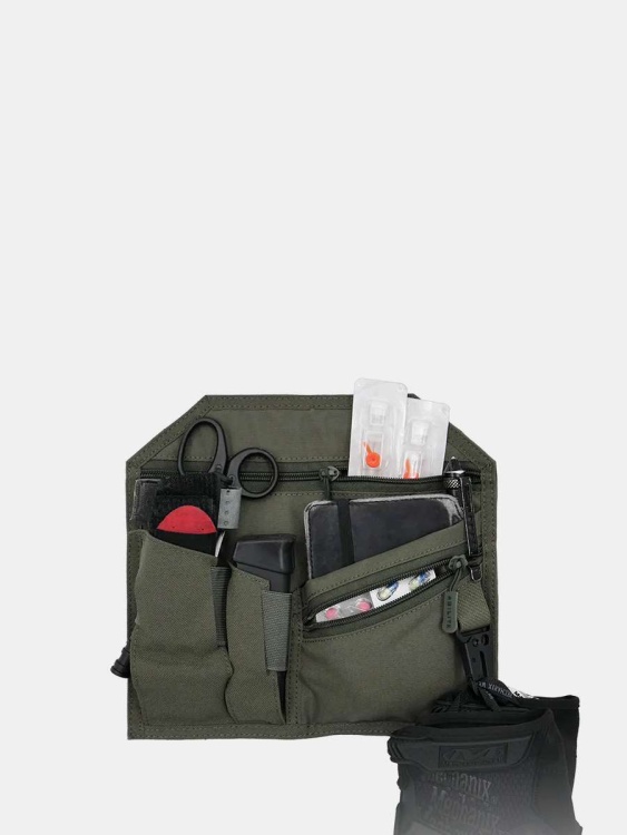 Органайзер на липучке AGILITE® Hook-backed EDC Organizer Panel Черный