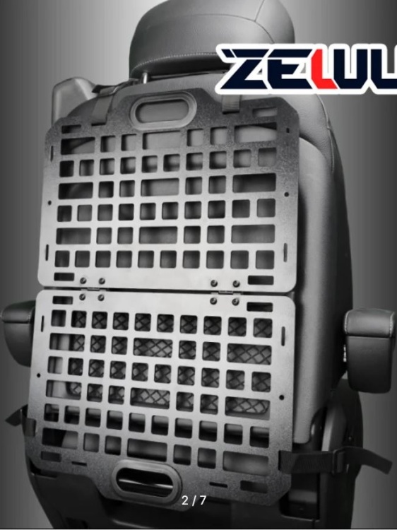 Тактический органайзер Molle на спинку сиденья складной