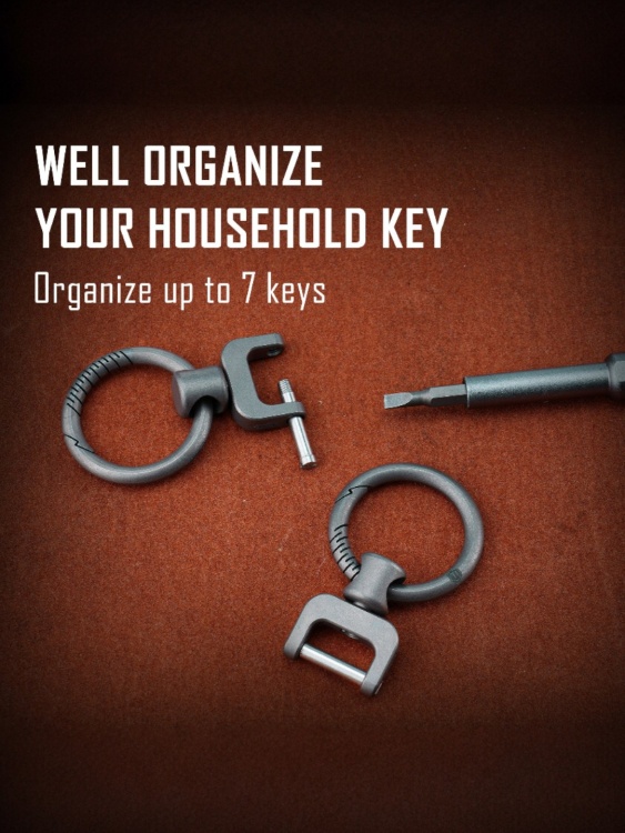 Соединитель-вертлюг титановый KeyUnity® KA36M