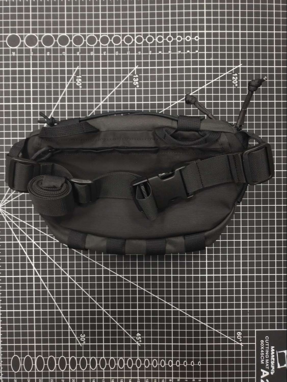 Поясная сумка MYSTIK TERRA® Бамбас (Графит+Черный)