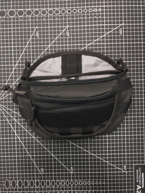 Поясная сумка MYSTIK TERRA® Бамбас (Графит+Черный)