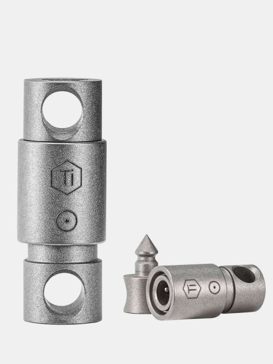 Быстросъёмные соединители из титана KeyUnity® KA50 (2 шт., конический наконечник)