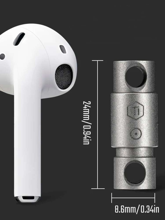 Быстросъёмные соединители из титана KeyUnity® KA50 (2 шт., конический наконечник)