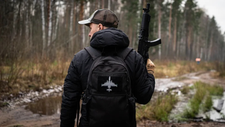 Патч ПВХ с липучкой "Су-25 Грач" #289