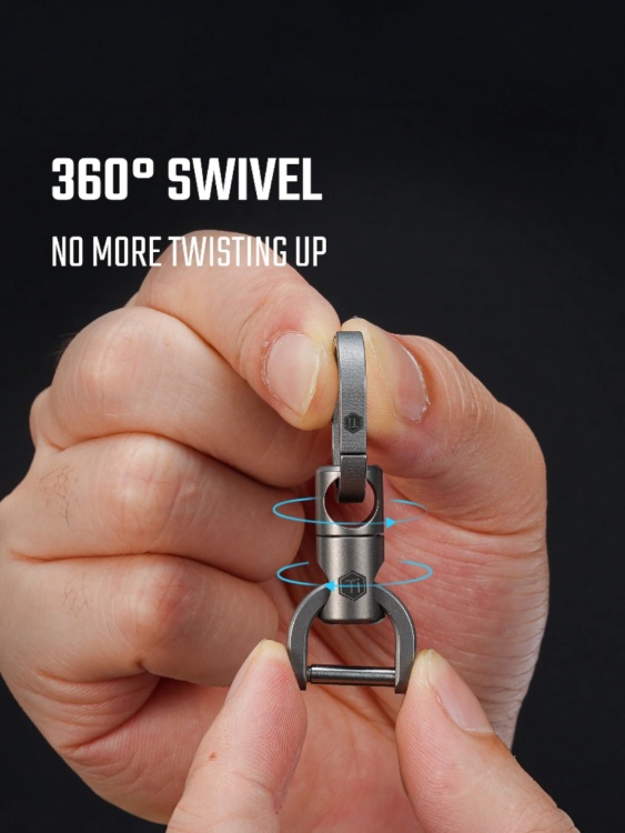 Соединитель-вертлюг титановый KeyUnity® KA40M