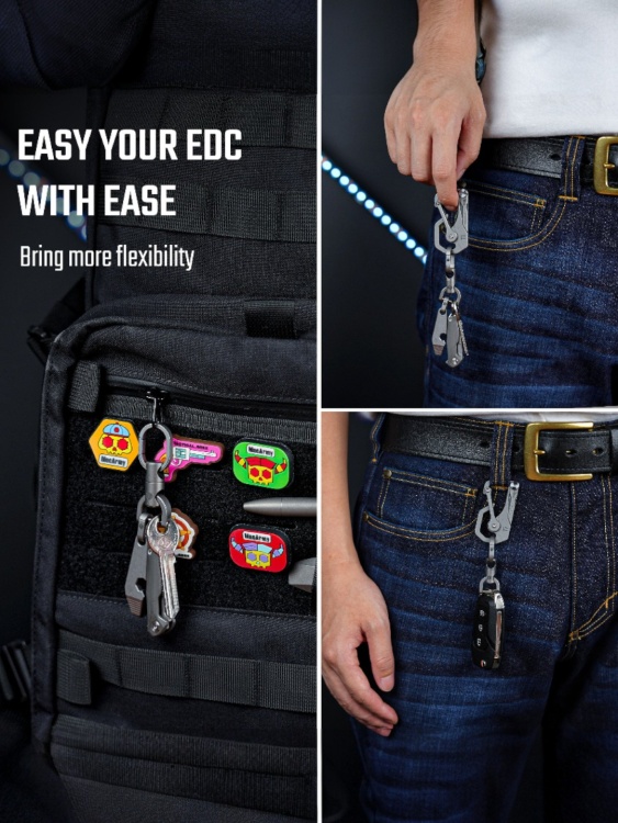 Соединитель-вертлюг титановый KeyUnity® KA40M