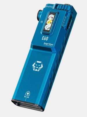Фонарь 6 в 1 RovyVon® Angel Eyes E60 Aqua Blue