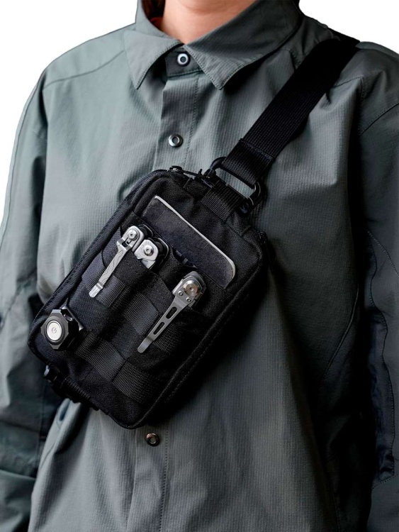 EDC нагрудная сумка через плечо VIPERADE® CHS2 Black