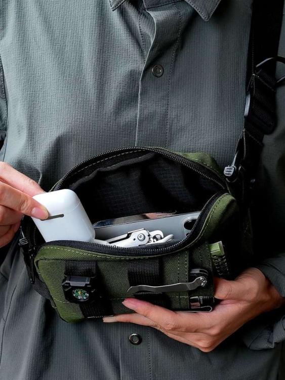 EDC нагрудная сумка через плечо VIPERADE® CHS2 Black