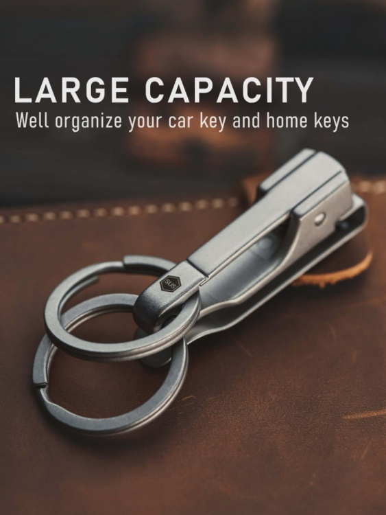 Клипса для ключей KeyUnity® KS02 Silver
