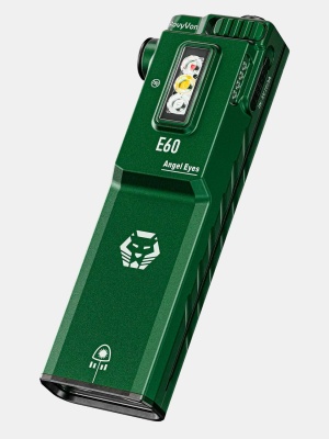 Фонарь 6 в 1 RovyVon® Angel Eyes E60 Green