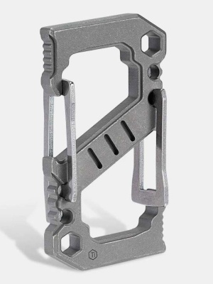 Карабин-мультитул титановый 3 в 1 KeyUnity® KU07 Multitool Carabiner