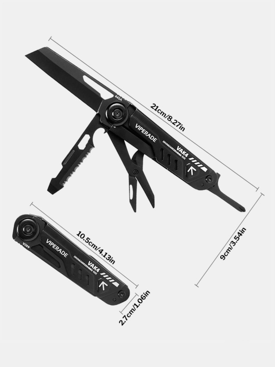 Мультитул VIPERADE® VAK4 Черный