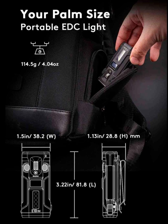 Фонарь 6 в 1 RovyVon® E10 Pro