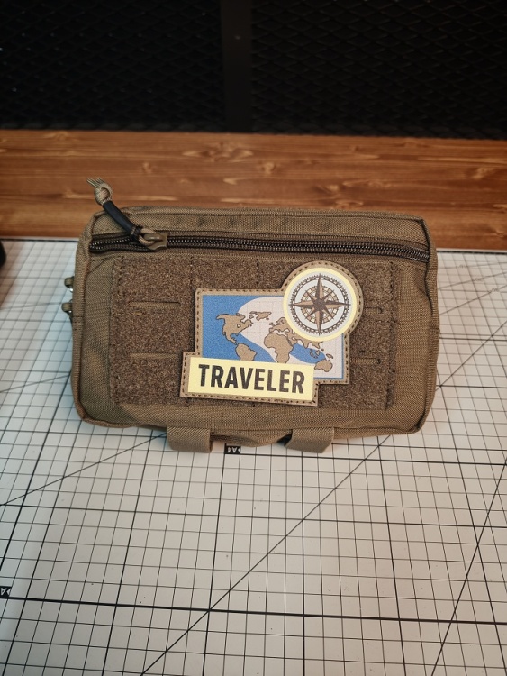 Патч на липучке ''Traveler" #636